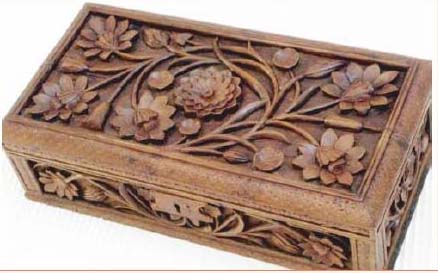 Kashmir Walnut Wood Carving